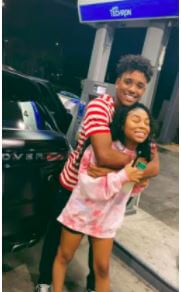 Jirah Mayweather with her boyfriend, Isiah Johnson